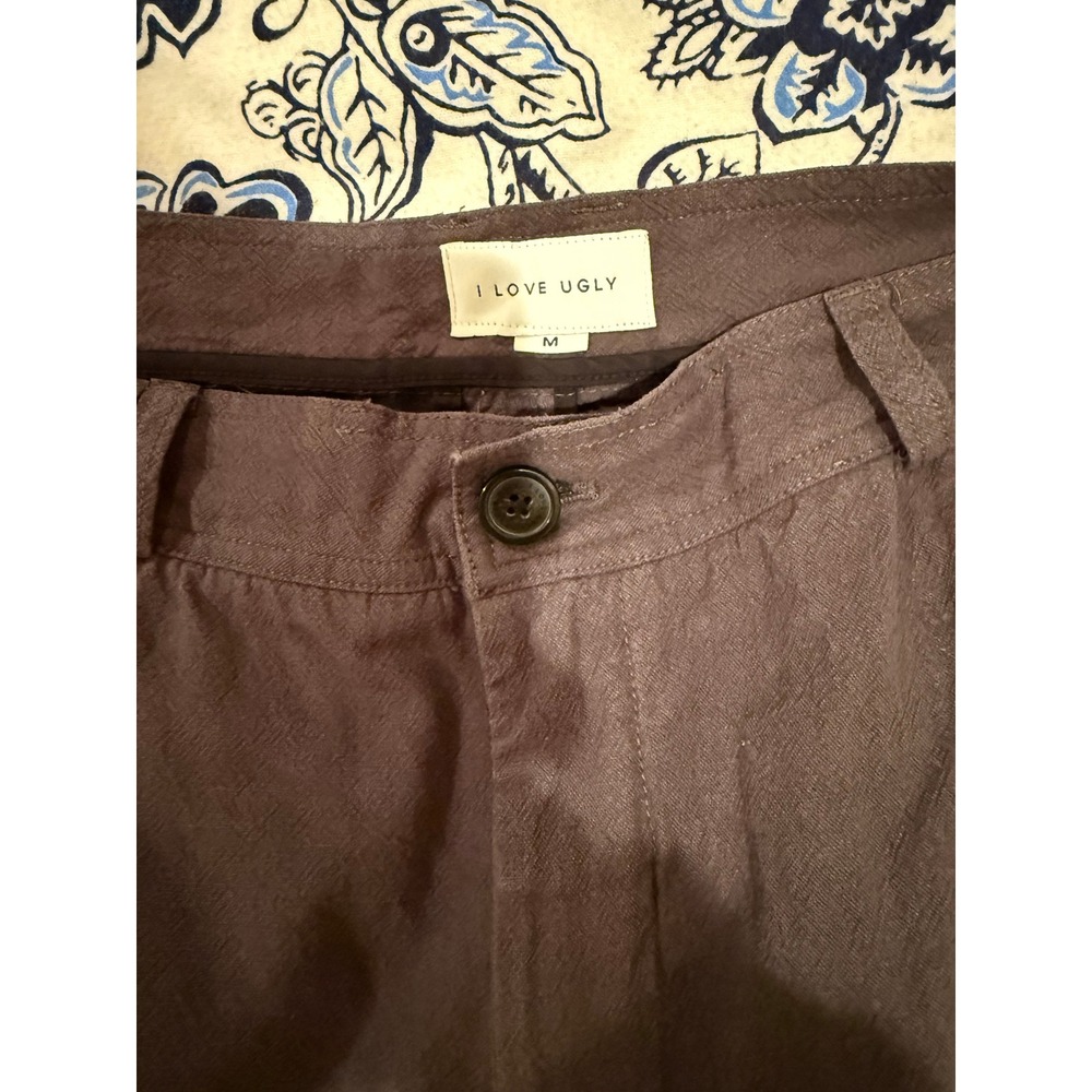 I Love Ugly Men’s Brown Chinos